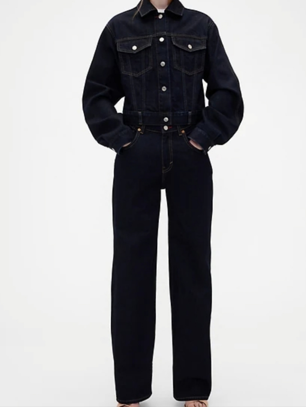 BNWT Gap × Victoria Beckham High Rise Straight Indigo Jeans